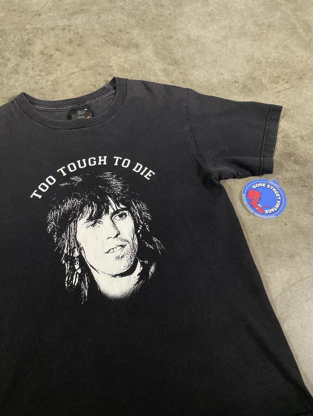 Vintage FUCT Keith Richards Too tough to die tee Small 18X25